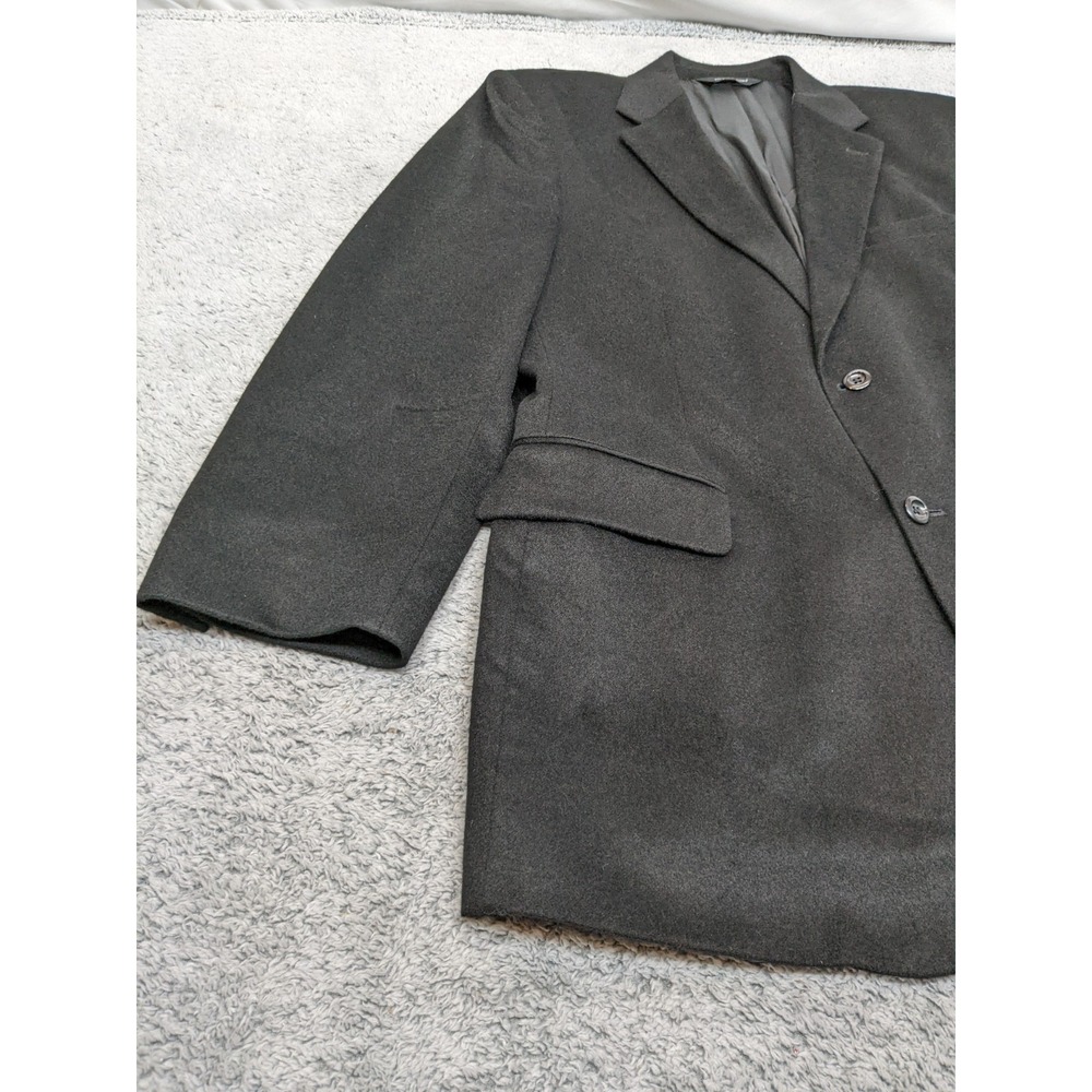 Pronto Uomo Couture 46L Black 100% Cashmere Mens Blazer Jacket Sport Coat‎ NWOT - Picture 2 of 14